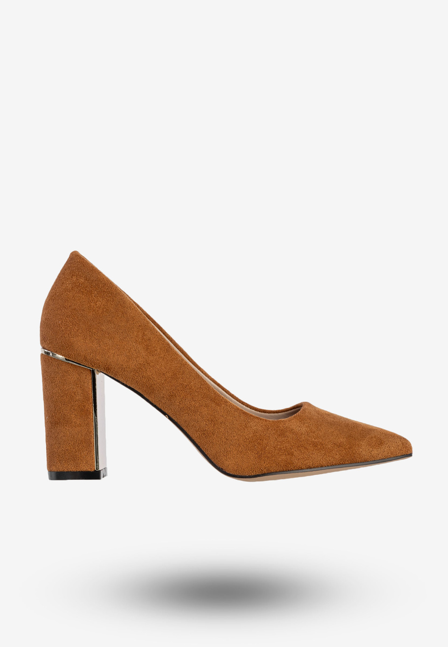 Czółenka Damskie Eleganckie Buty Na Słupku Camel Goodin GD-OG-100