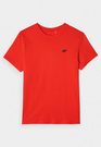Koszulka Męska 4F T-shirt Basic Regular Czerwony 4FWMM00TTSHM2256