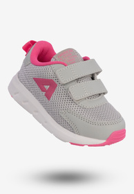 Buty Sportowe Dla Dziewczynki Dziecięce Na Rzepy American Club Szare ES127/23