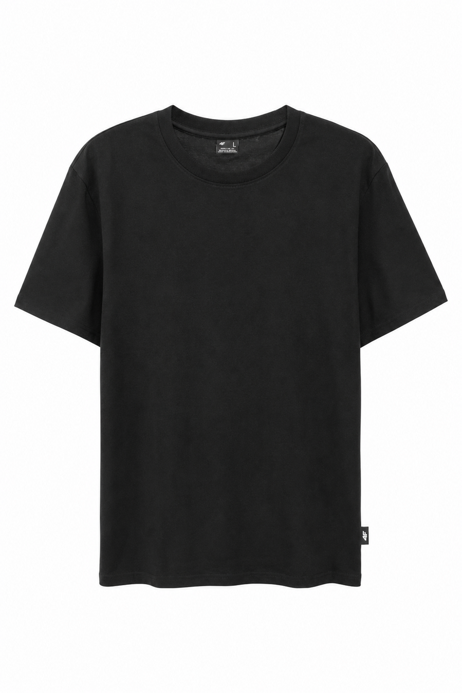 Koszulka Męska 4F Bawełniana Regular Fit Edycja Limitowana T-Shirt Basic Czarny 4FWSS26TTSHM3971