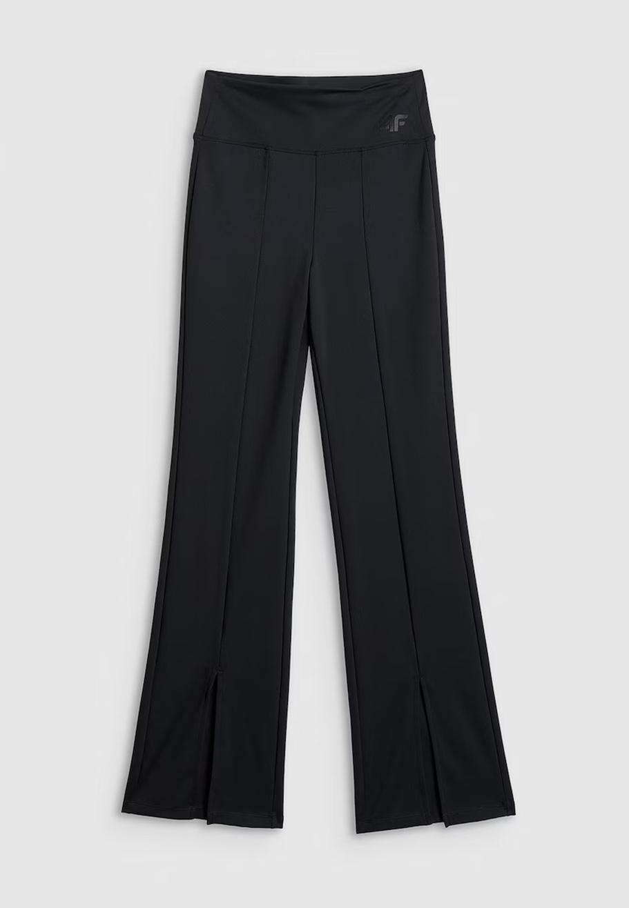 Spodnie Damskie 4F Sportowe Szybkoschnące Treningowe Yoga Czarne 4FWSS26TFTIF444