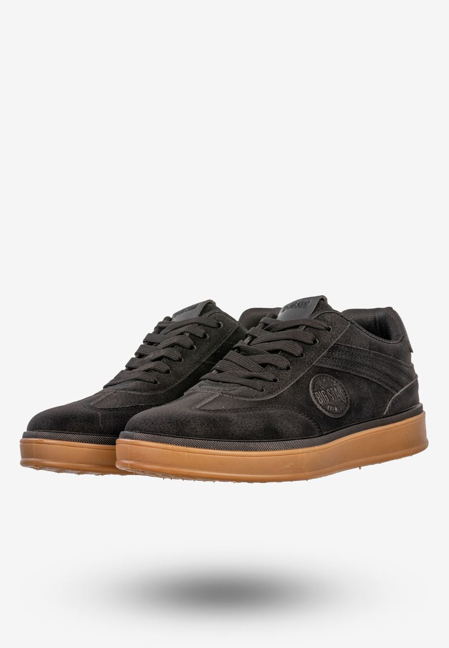 Sneakersy Męskie BIG STAR Buty Sportowe Miejskie Półbuty Czarne SS174019