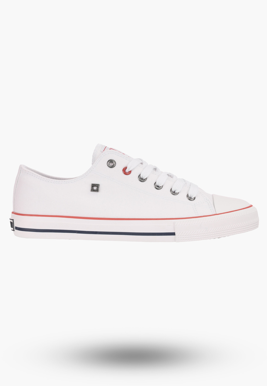 Trampki Big Star Białe Buty Męskie NN174301