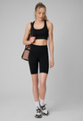 Kolarki Damskie 4F Sportowe Legginsy Szybkoschnące Bezszwowe Treningowe Czarne 4FWSS26TFSTF109
