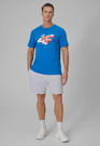 Koszulka Męska 4F Sportowa Bawełniana T-Shirt Regular Niebieski 4FWSS26TTSHM2667