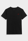 Koszulka Męska 4F Czarny Sportowy T-shirt Regular 4FWSS24TTSHM1887