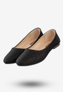Baleriny Damskie Eleganckie Buty Na Wiosnę Lato Jezzi Czarne 25BLL02-9047