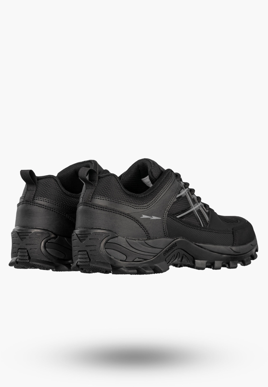 Sneakersy Męskie Buty Sportowe Niskie Półbuty Czarne DK Baron