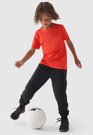 Koszulka 4F Pomarańczowy T-shirt chłopięcy Regular 4FJWMM00TTSHM1627