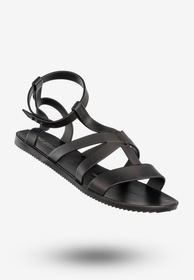 Sandały Damskie ZAXY Buty Na Lato Lekkie Zapachowe Czarne W285053