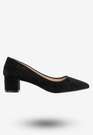 Czółenka Damskie Eleganckie Buty Na Klocku Niskie Czarne Goodin GD-OD-29