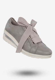 Półbuty Damskie Buty Ekoskóra Eleganckie Szare M.Daszyński MR1738-5