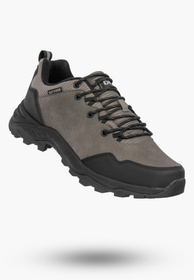 Sneakersy Męskie Ekoskóra Buty Sportowe Półbuty Outdoor Szare DK TRAIL