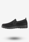 Sneakersy Męskie Buty Sportowe Wsuwane News Czarne 9TX02-1022
