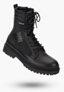 Buty Męskie BIG STAR Botki Skórzane Wodoodporne Czarne OO174164