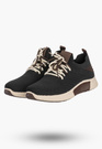 Sneakersy Damskie Buty Sportowe Wsuwane Lekkie Tekstylne Czarne