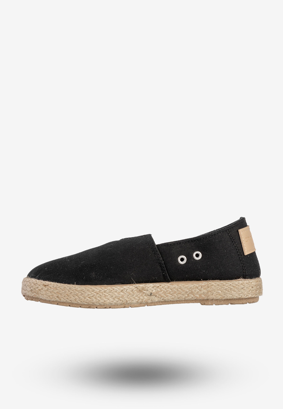Espadryle Damskie Cross Jeans Buty Wsuwane Półbuty Czarne JJ2R4003C