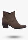 Buty Damskie Botki Brązowe Ze Skóry Naturalnej Na Zimę eSKa 804