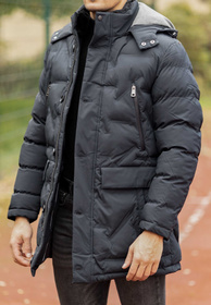 Kurtka Męska Puchowa Parka Tris Line