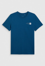 Koszulka Męska 4F T-shirt Z Nadrukiem Regular Granatowa 4FWAW25TTSHM3131