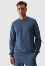 Bluza Męska 4F Bez Kaptura Nieocieplana Granatowa Basic 4FWMM00TSWSM1465