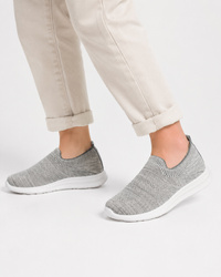 Buty Sportowe Dziecięce APAWWA Wsuwane Sneakersy Lekkie Szare
