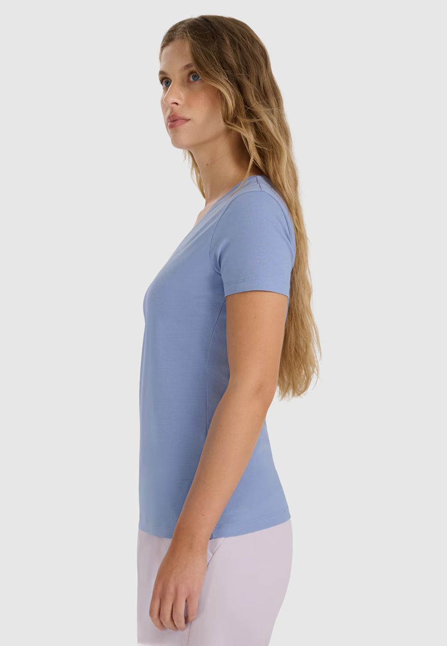 Koszulka Damska 4F T-shirt Slim Sportowy Denim 4FWAW25TTSHF2969