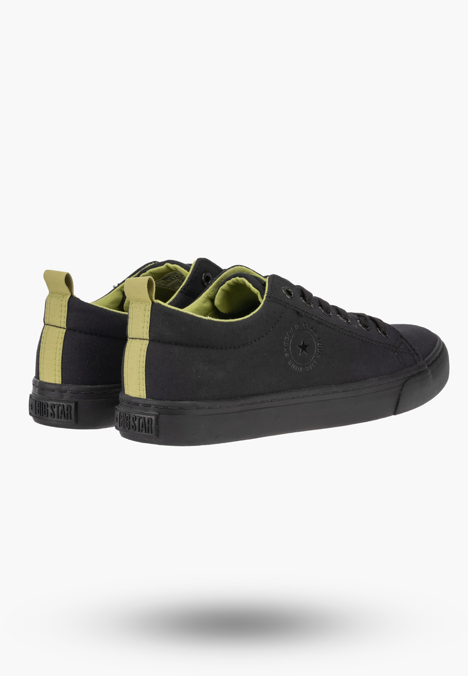 Trampki Damskie BIG TAR Czarne Buty Materiałowe LL274247