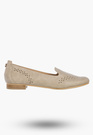 Baleriny Damskie Ekoskóra Buty Wsuwane Eleganckie Mokasyny Szare Jezzi