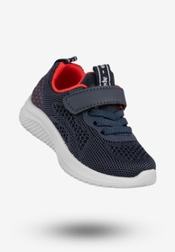 Sneakersy Dziecięce Na Rzepy Buty Sportowe Granatowe Apawwa Z395