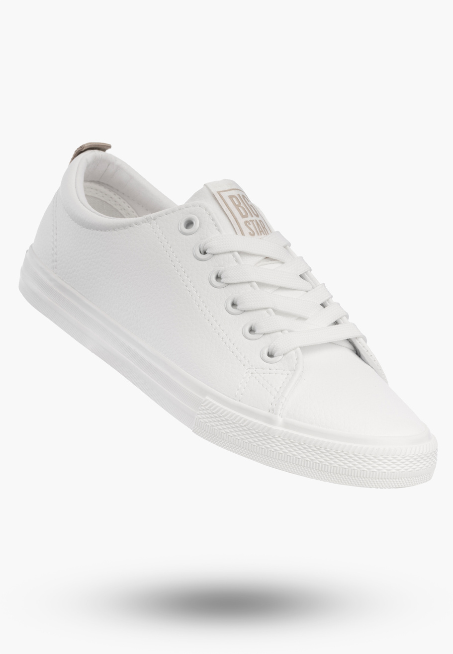 Trampki Damskie BIG STAR Sportowe Buty Niskie Białe TT274001