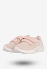 Sneakersy Dziecięce Na Rzepy Buty Sportowe Lekkie Pudrowy Róż Apawwa