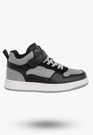 Buty Chłopięce Sneakersy Szare Na Rzepy Sportowe Za kostkę TC819