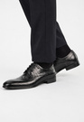 Buty Wizytowe Męskie Skórzane Eleganckie Półbuty JOHN DOUBARE Czarne
