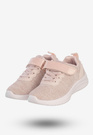Sneakersy Dziecięce Na Rzepy Buty Sportowe Półbuty Pudrowy Róż Apawwa Z2405P