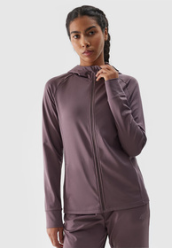 Bluza Damska 4F Sportowa Rozpinana Szybkoschnąca Treningowa Brązowa 4FWSS24TFSWF270