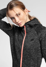 Bluza Damska 4F Sportowa Rozpinana Z Kapturem Czarna H4Z18-PLD002
