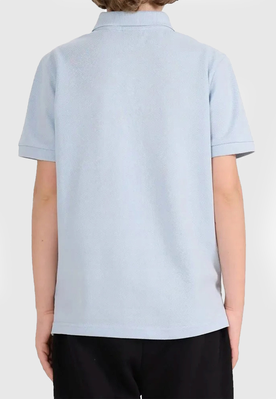 Koszulka Chłopięca 4F T-shirt Polo Z Kołnierzem Jasny Niebieski 4FJWSS26TPTSM662