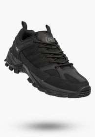Sneakersy Męskie Buty Sportowe Niskie Półbuty Outdoor Czarne DK CANDAR