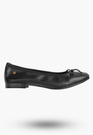 Baleriny Damskie Skórzane Buty Klasyczne Półbuty Czarne Maciejka P6800-04/00-0
