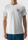 Koszulka Męska 4F T-shirt Biały Logo