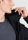 Bluza Męska 4F Rozpinana Sportowa Treningowa Szybkoschnąca Czarna 4FWMM00TFSWM654