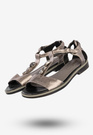 Sandały Damskie Ekoskóra Buty Eleganckie Jezzi Miedziane MR1737-5