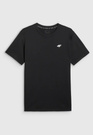 Koszulka Męska 4F T-shirt Z Logo Regular Czarny 4FWMM00TTSHM3341