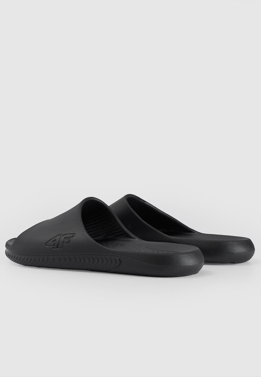 Klapki Dziecięce 4F Buty Casual Basenowe Lekkie Czarne 4FJRMM00FFLIU128A