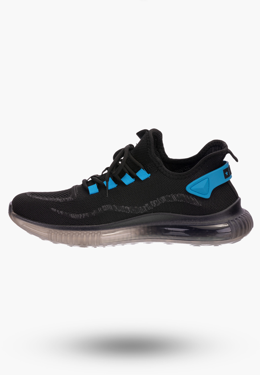 Buty Sportowe Męskie BIG STAR Czarne z Wkładką HI-POLY NN174450