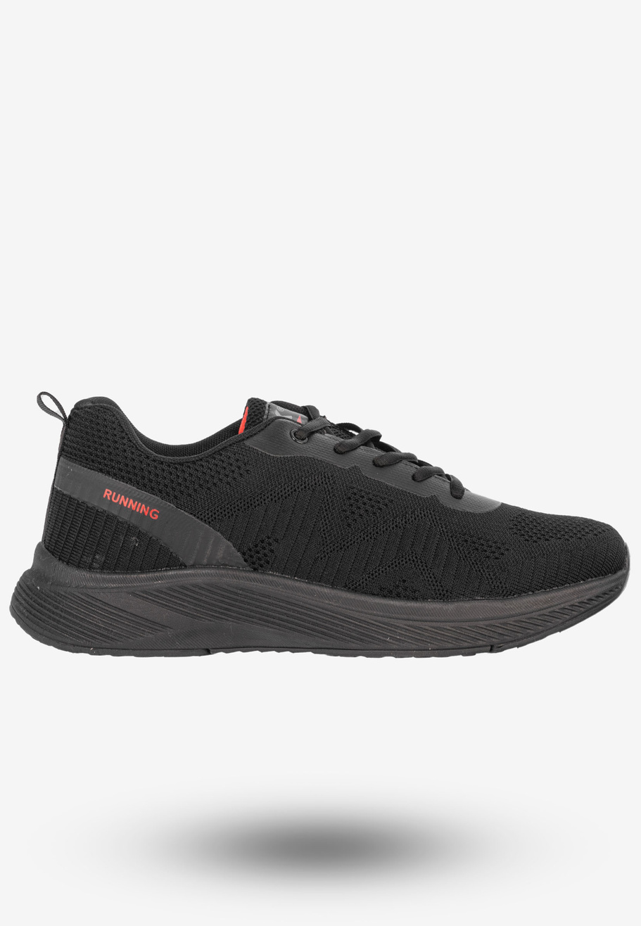 Sneakersy Męskie Buty Sportowe Do Biegania DK Czarne Brain-2