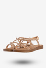 Sandały Damskie Buty Eleganckie Błyszczące Na Lato Złote Filippo DS6884/25GO