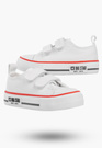 Trampki Dziecięce Buty Na Rzepy BIG STAR Białe KK374085