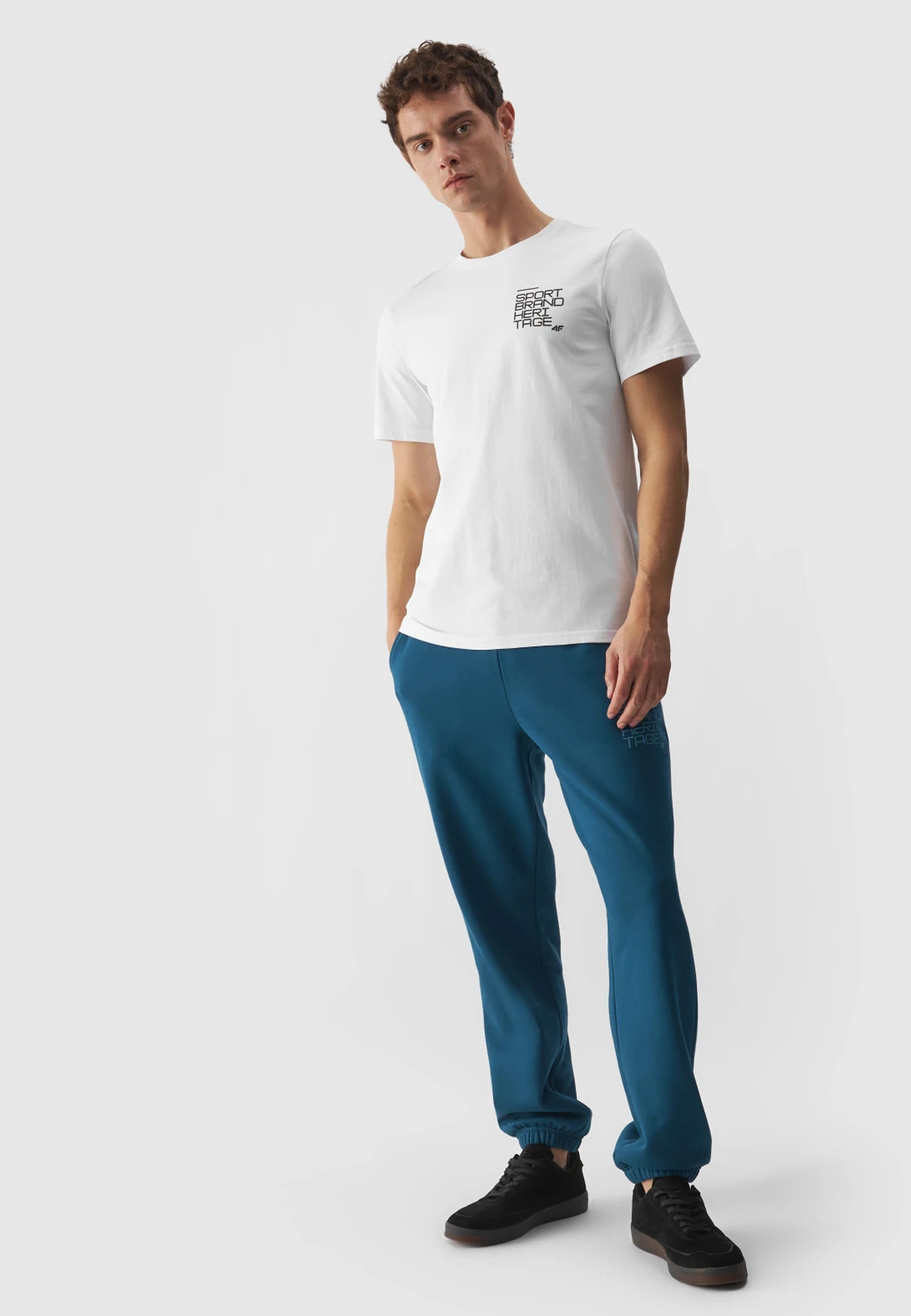 Koszulka Męska 4F T-shirt Biały Logo